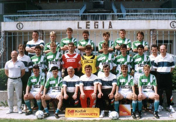 Успех Легии в Лиге Чемпионов сезона 1995/1996